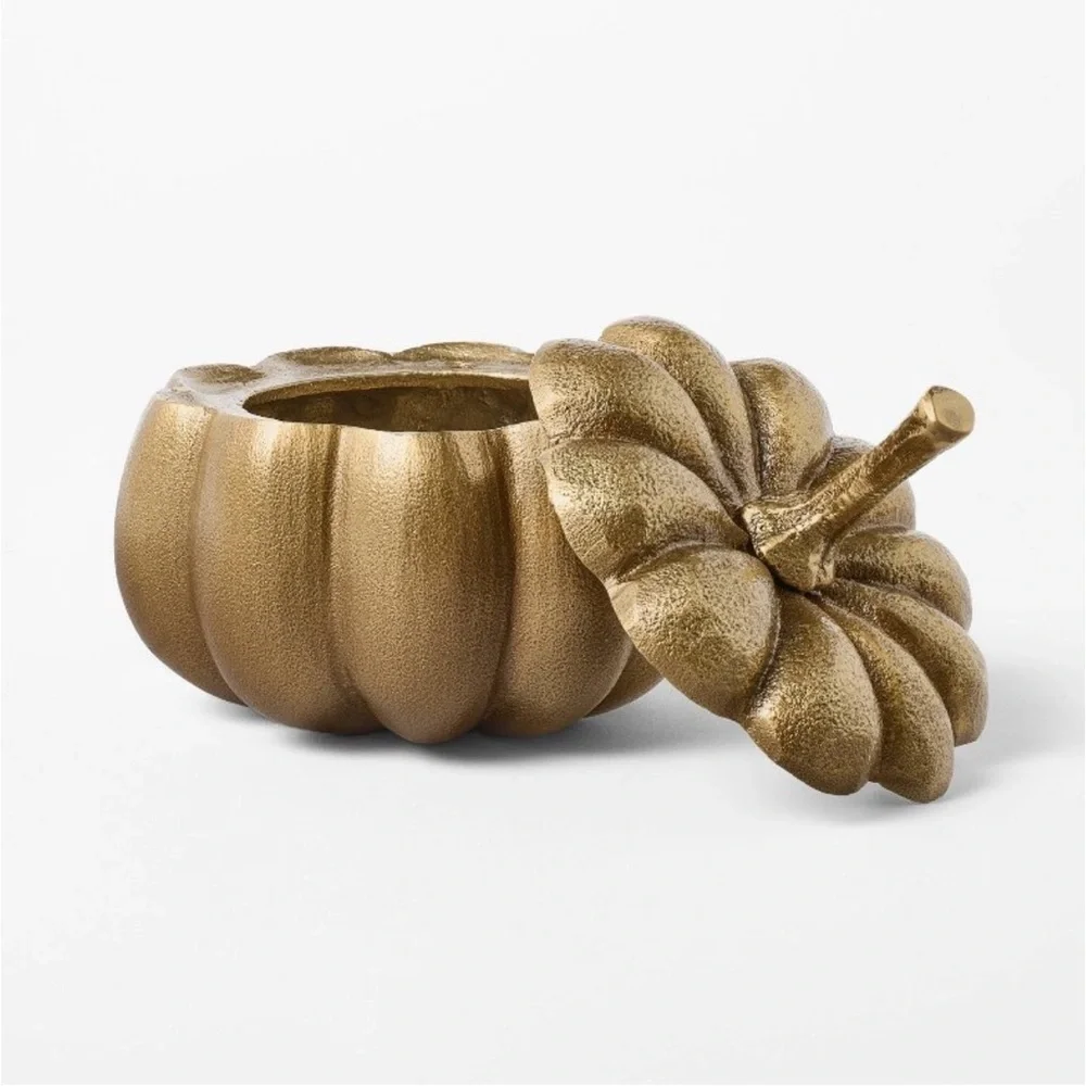 Studio McGee Recycle Aluminium Pumpkin Gold